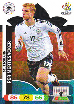 Per Mertesacker Germany Panini UEFA EURO 2012 #29